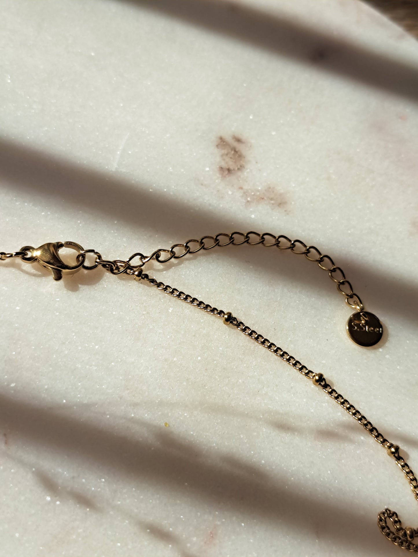 Sissy vlinderketting - stainless steel - goud