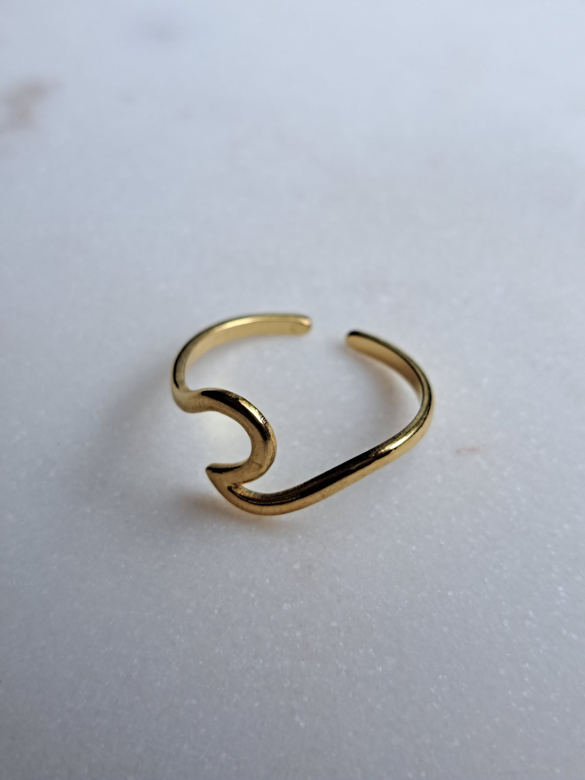 Sissy golf ring - stainless steel - goud of zilver