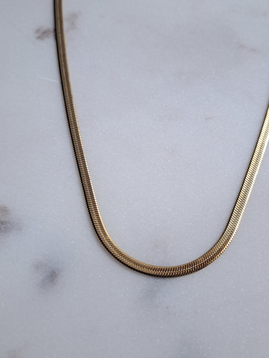 Sissy snake ketting - stainless steel - goud of zilver