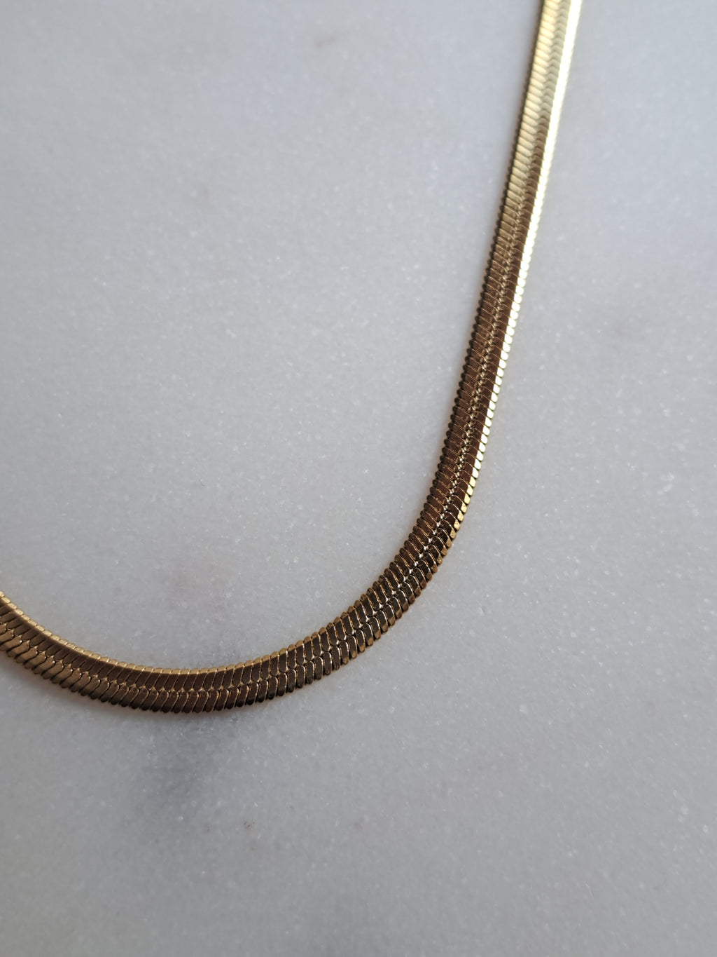 Sissy snake ketting - stainless steel - goud of zilver