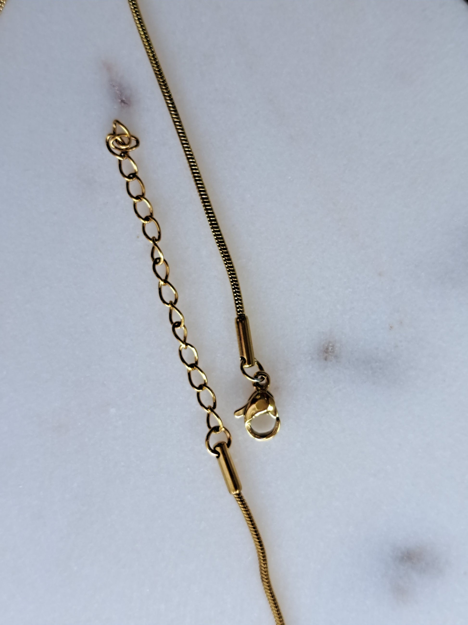 Sissy fossil ketting - stainless steel - goud