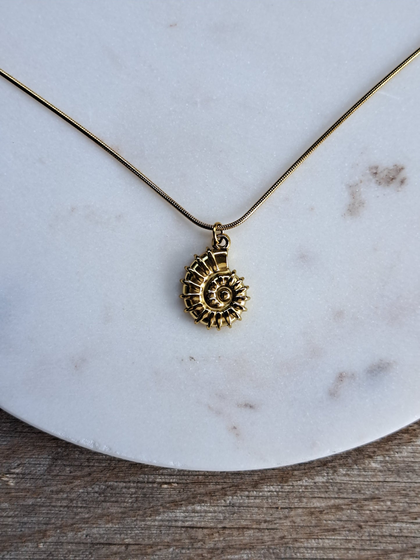 Sissy fossil ketting - stainless steel - goud