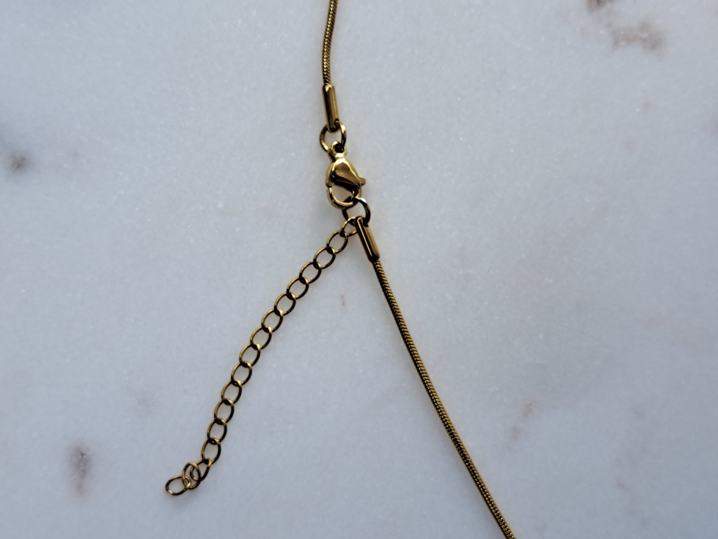 Sissy fossil ketting - stainless steel - goud