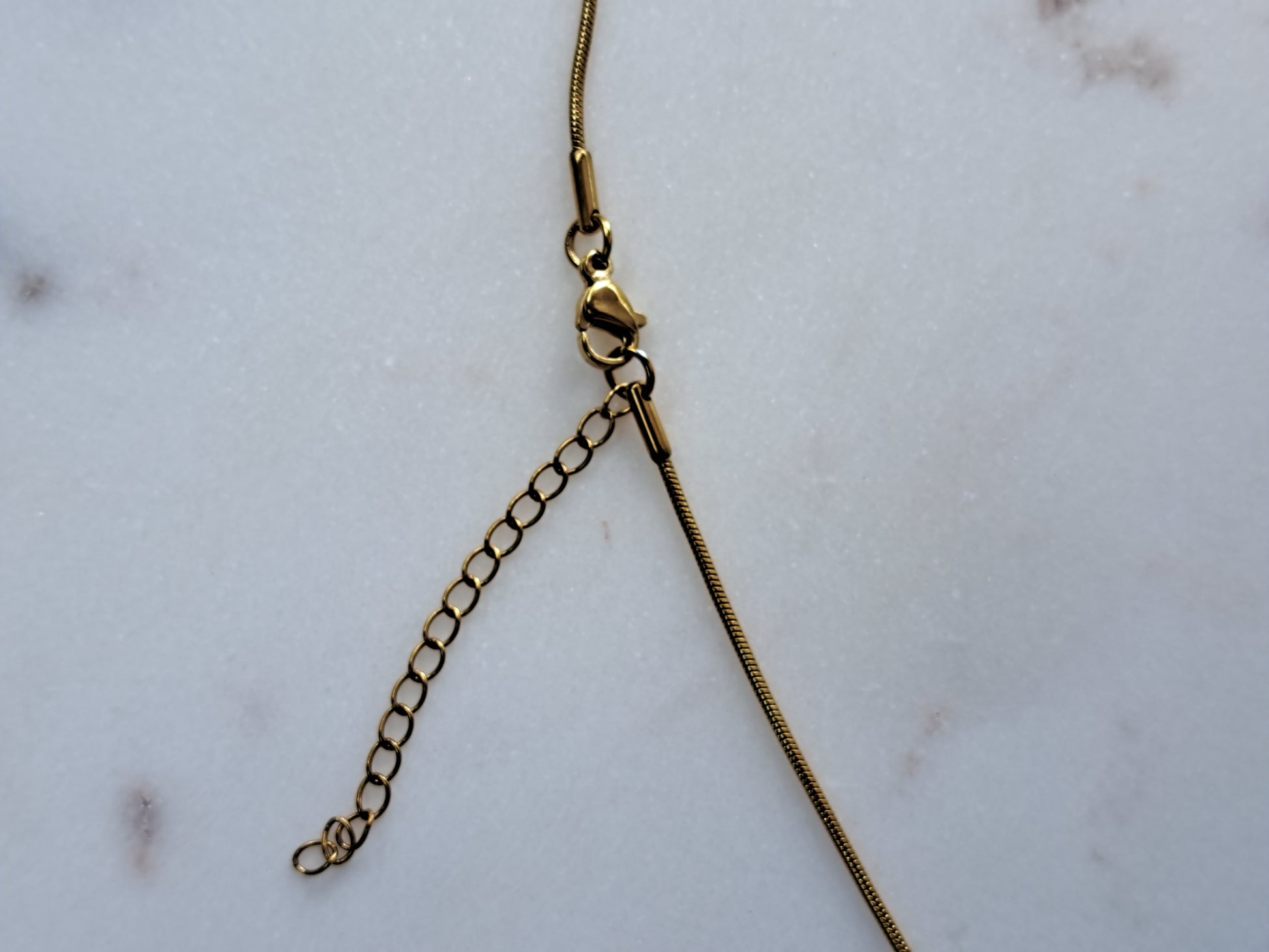 Sissy fossil ketting - stainless steel - goud