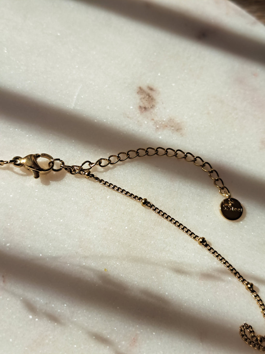 Sissy vlinderketting - stainless steel - goud