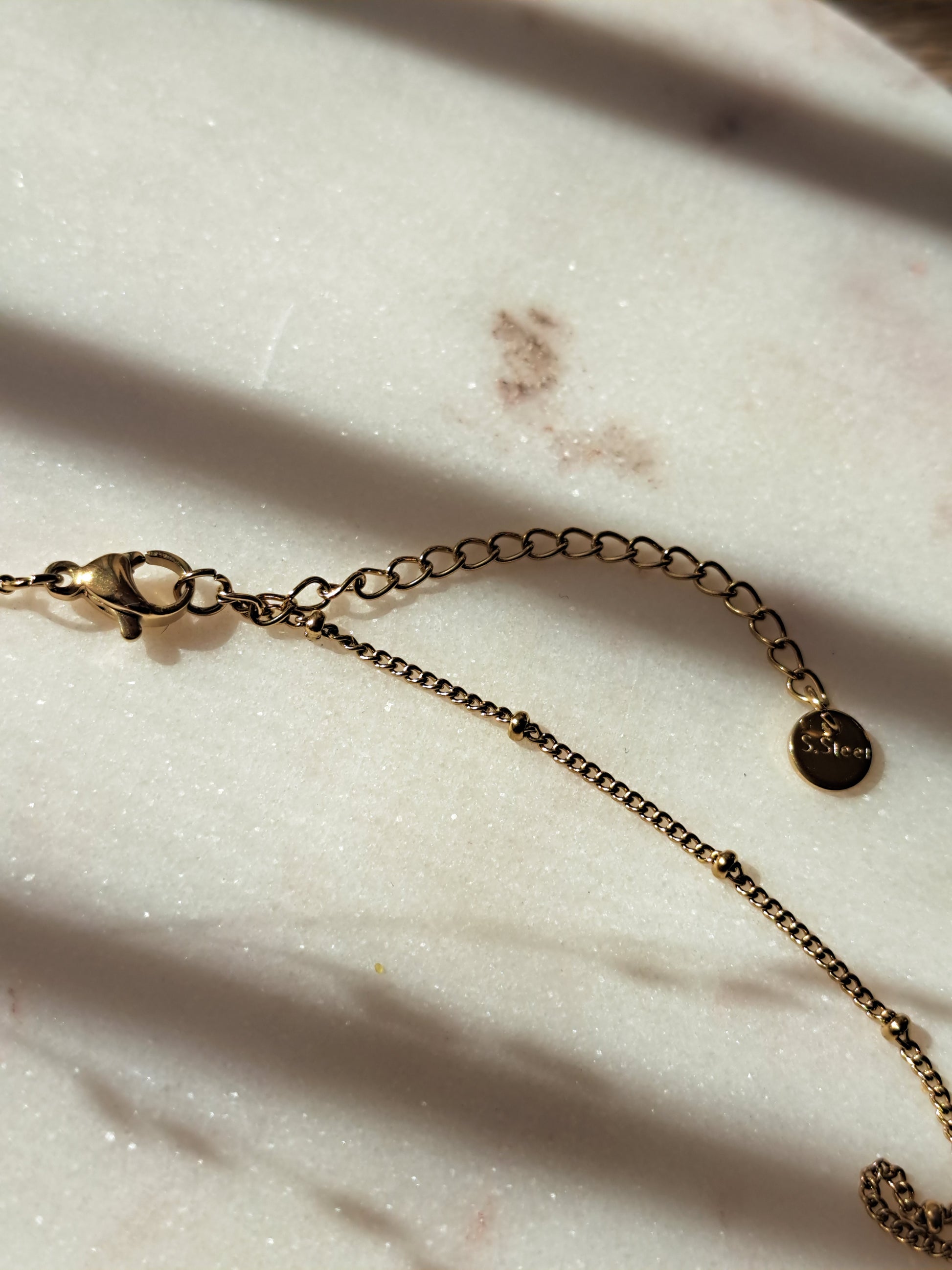 Sissy vlinderketting - stainless steel - goud