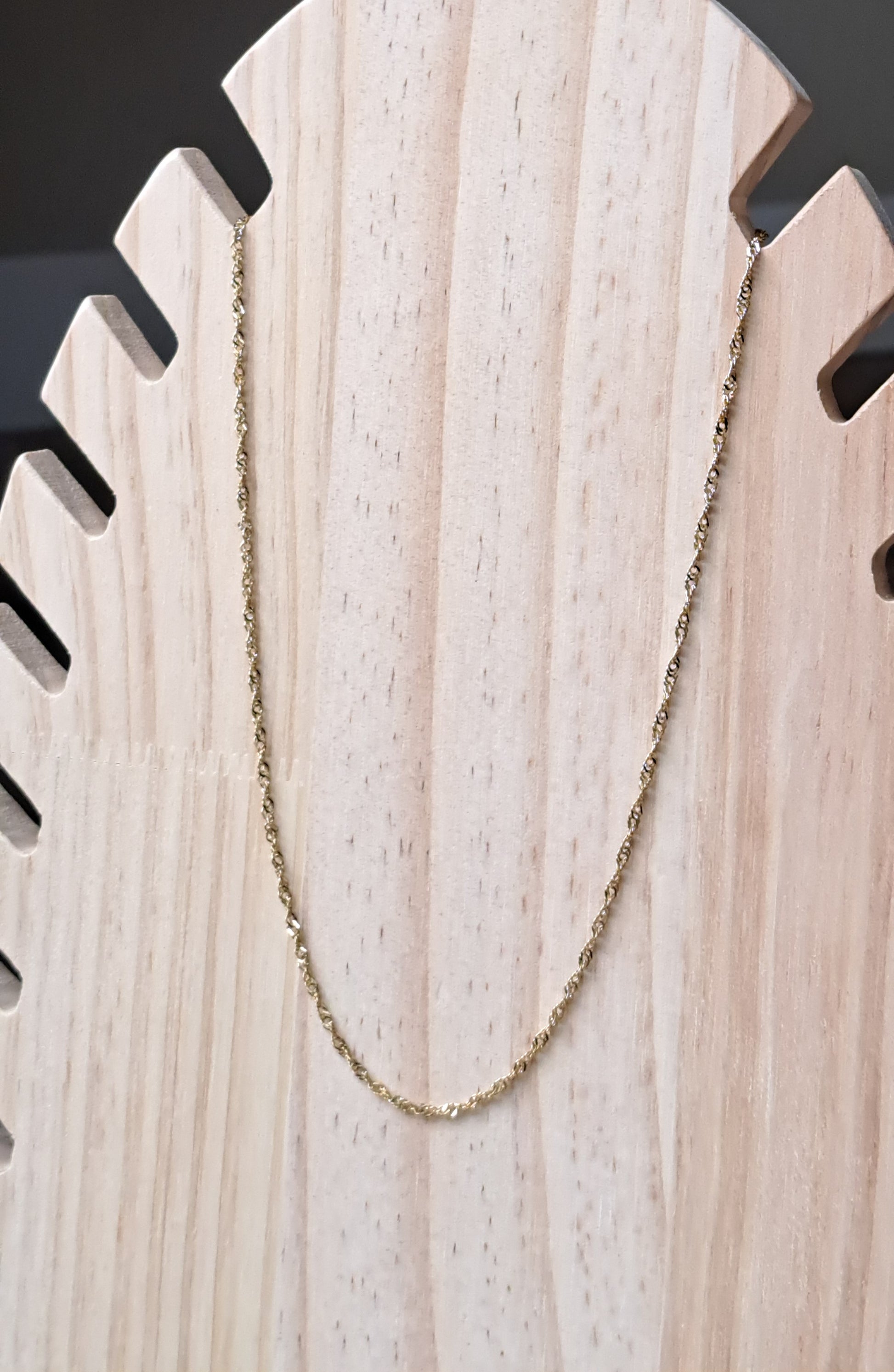 Sissy twist ketting - stainless steel - goud of zilver