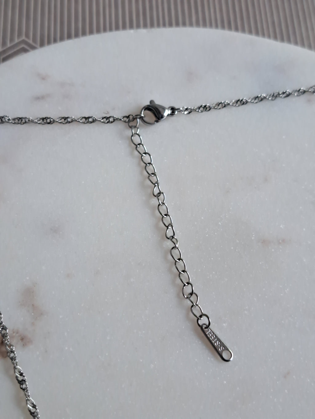 Sissy twist ketting - stainless steel - goud of zilver