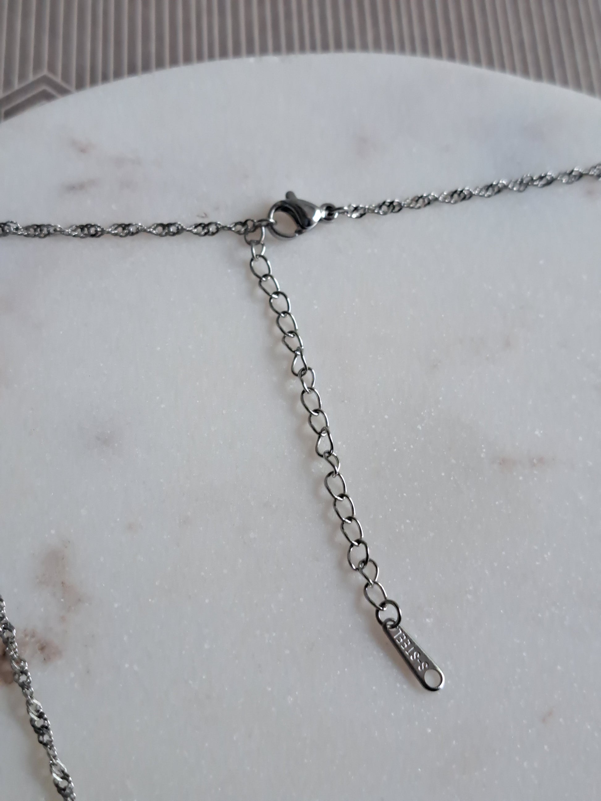 Sissy twist ketting - stainless steel - goud of zilver