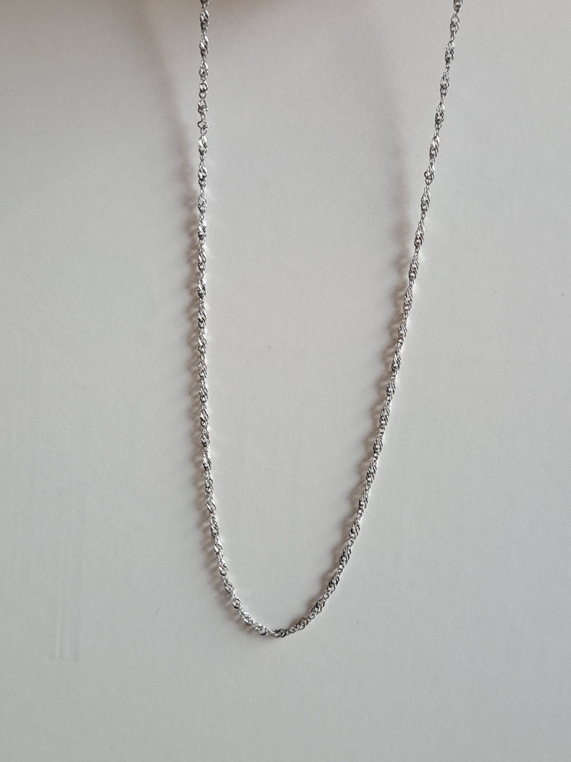 Sissy twist ketting - stainless steel - goud of zilver