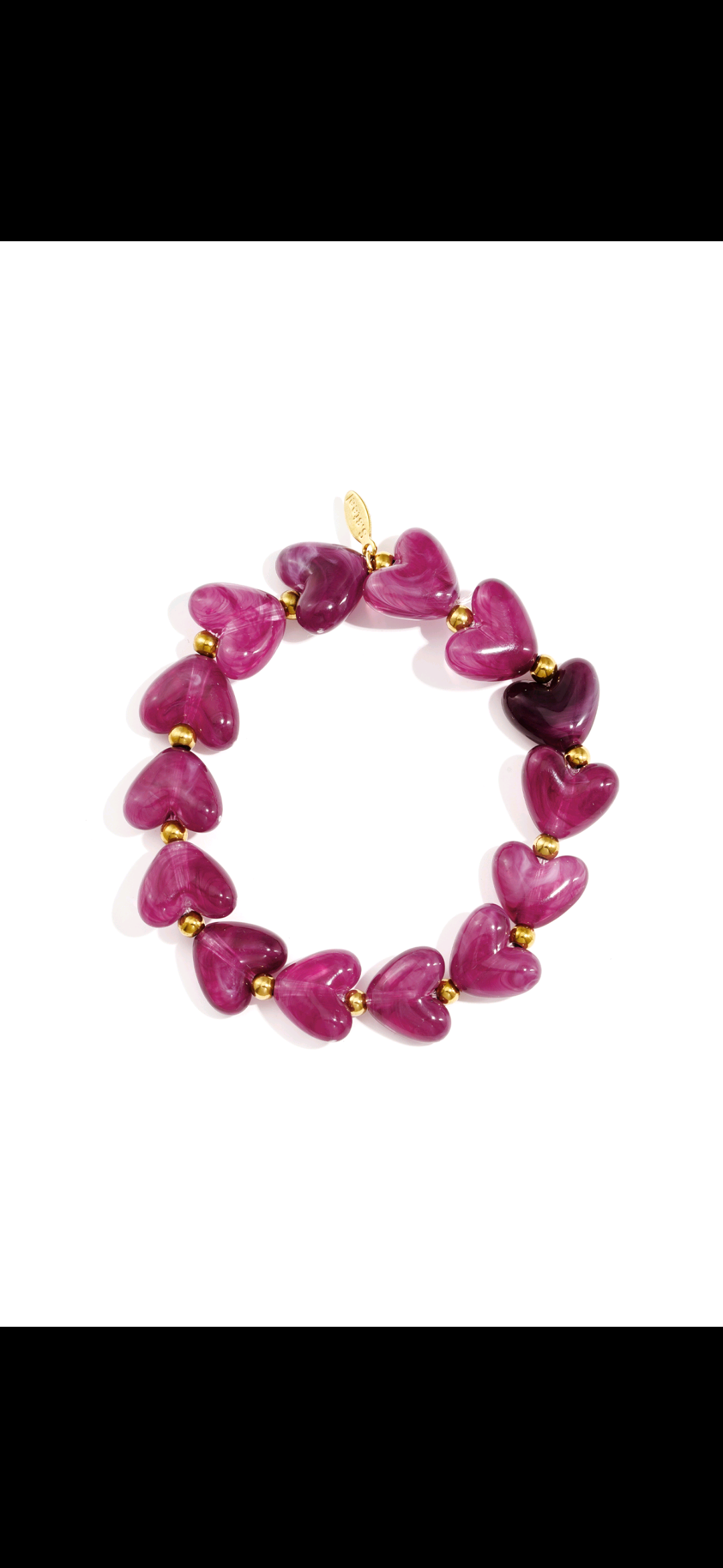Colourbomb hartjes armband