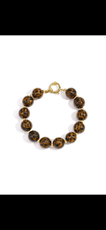 Bruine kralenarmband