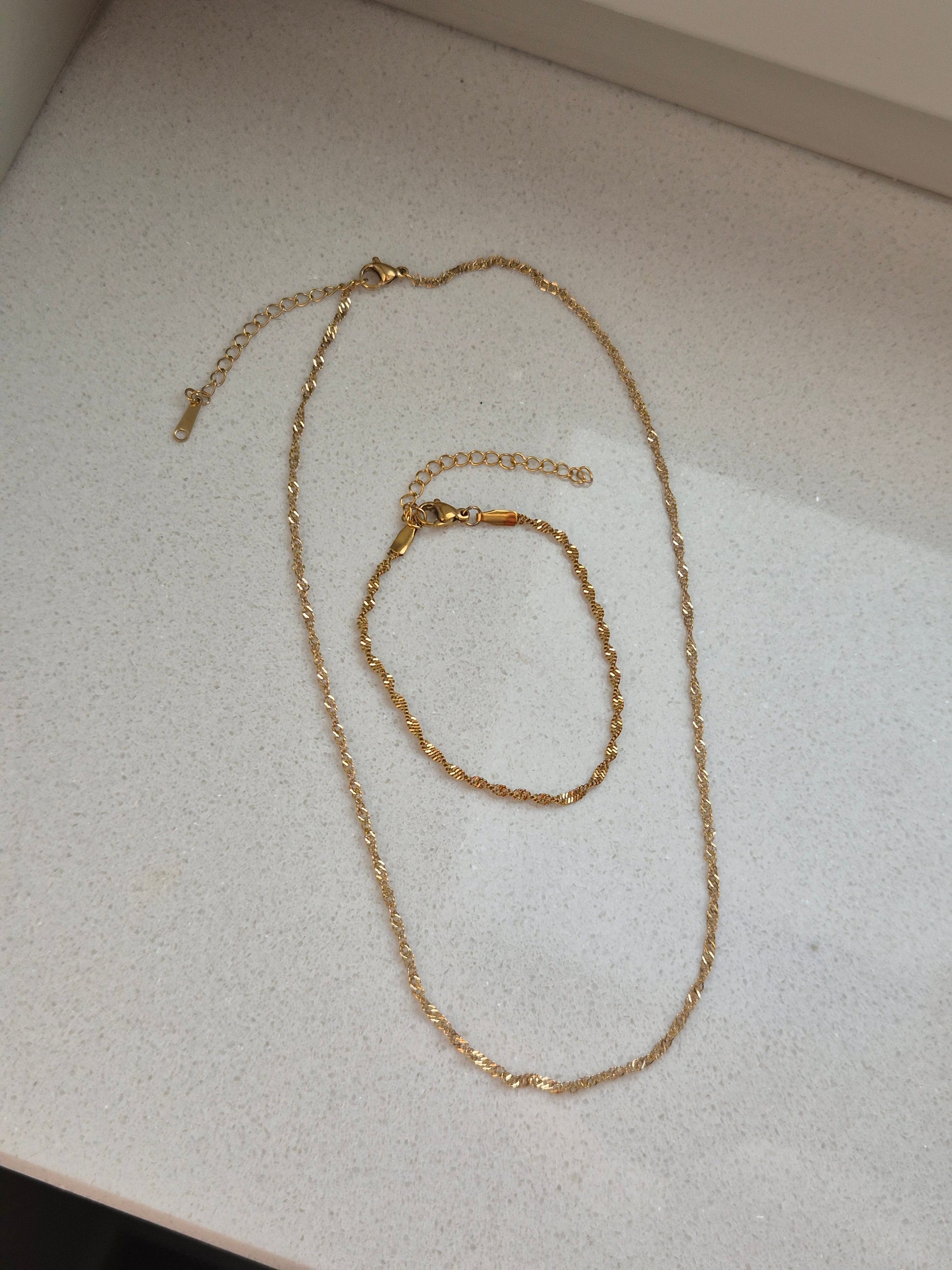 Sissy twist set - stainless steel - goud of zilver