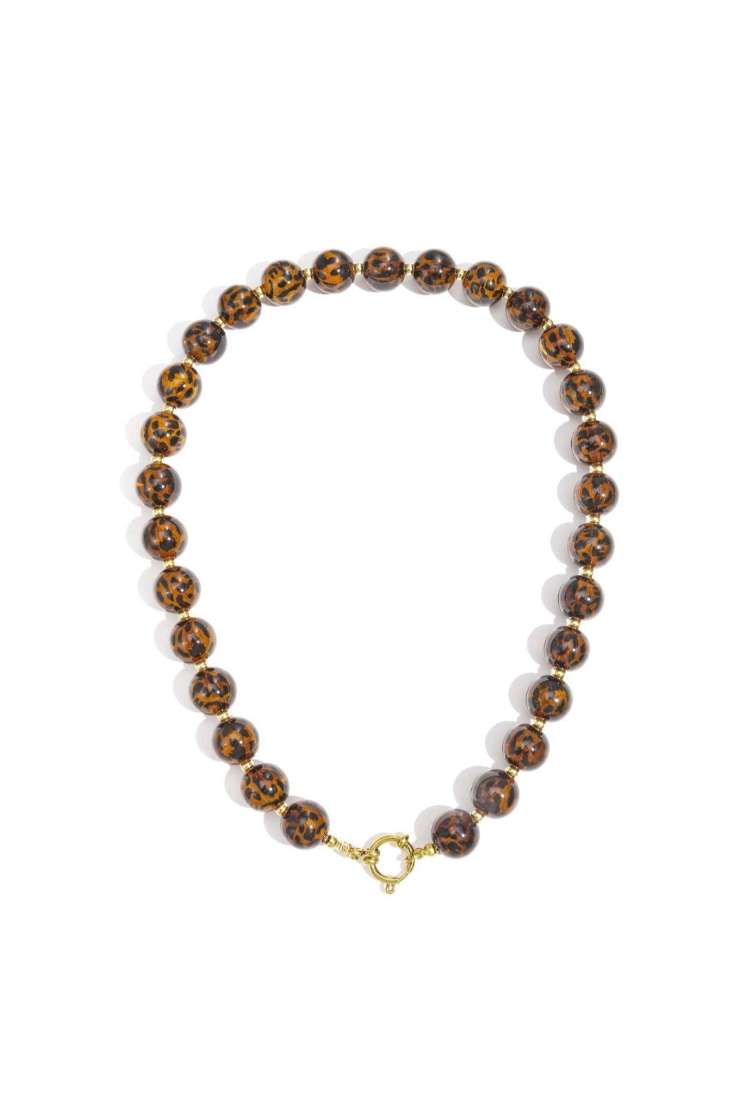 Panterprint kralenketting