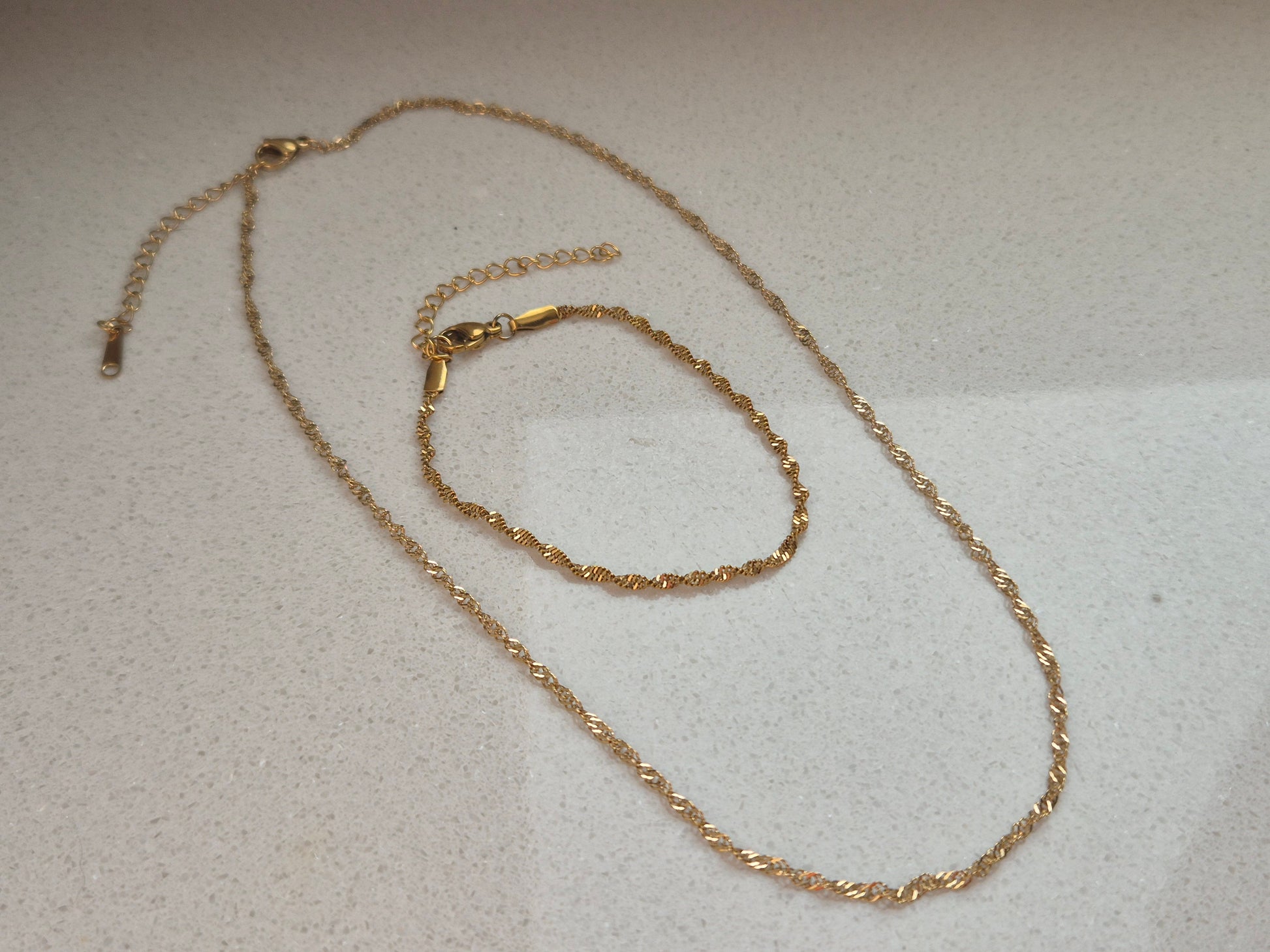 Sissy twist set - stainless steel - goud of zilver